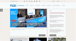 Desktop Screenshot of gazprom-neft.com